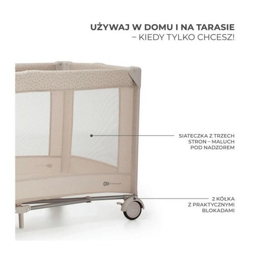 Rejseseng – Kinderkraft Joy 2, beige