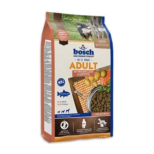 BOSCH Adult Salmon & Potato – tørfoder til hunde – 3 kg