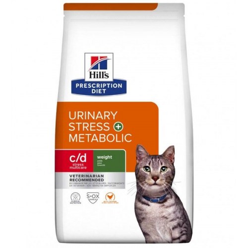 Kattemad tørfoder Hill's Prescription Diet c/d Urinary Stress + Metabolic – 1,5 kg