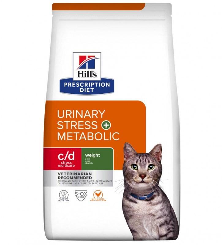 Kattemad tørfoder Hill's Prescription Diet c/d Urinary Stress + Metabolic – 1,5 kg