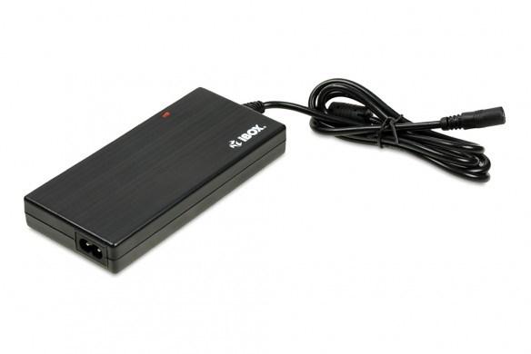Netdel til bærbar – iBox IUZ90WA 90 W, justerbar, sort billede