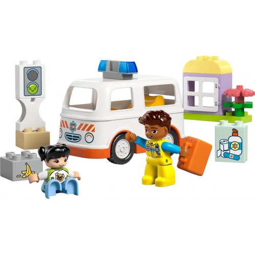 LEGO DUPLO ambulance med chauffør (10447) – byggesæt til 2+
