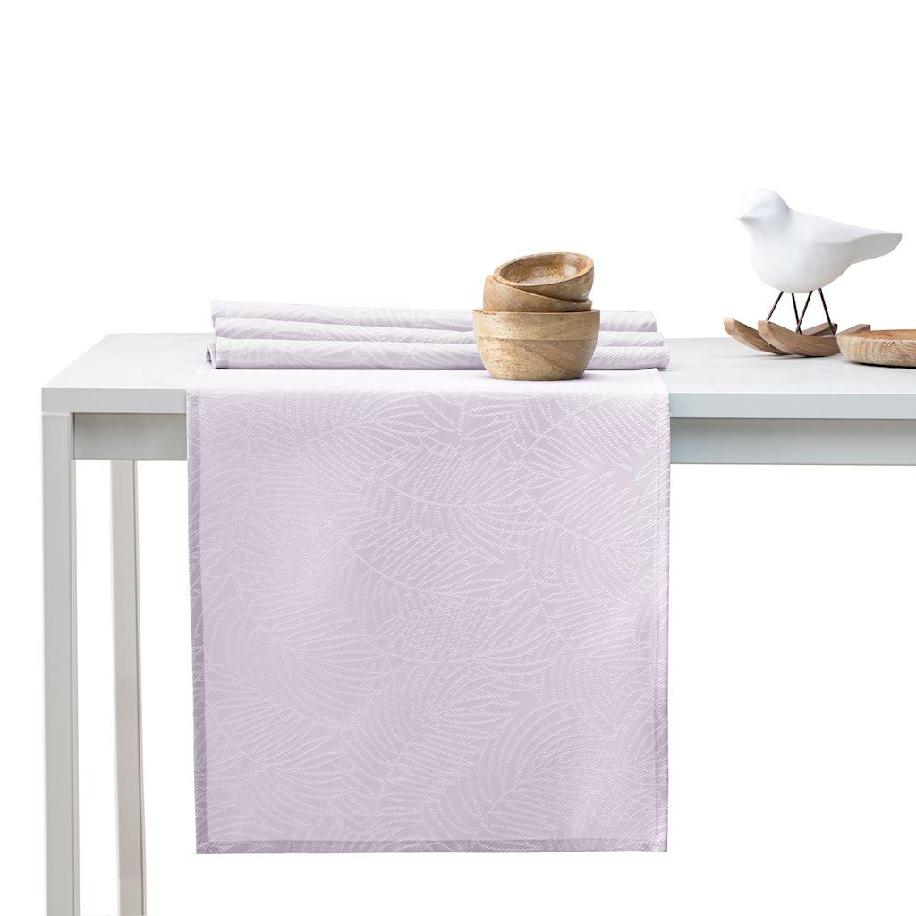 Dug med løber, lilla - Gaia kollektion 115×250 cm + 35×250 cm, AmeliaHome