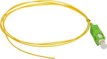 Fiber pigtail Alantec OS2 singlemode 9/125 G.657.A1 SC/APC - 2 m, LSOH, Easy Strip