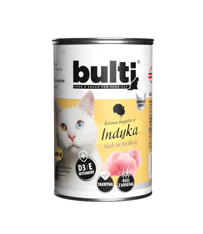 Vådfoder til kat – bult Rich in Turkey, 400 g