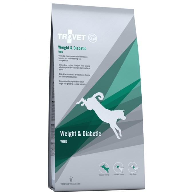 Hundefoder tørfoder – TROVET Weight & Diabetic WRD Kylling 3 kg