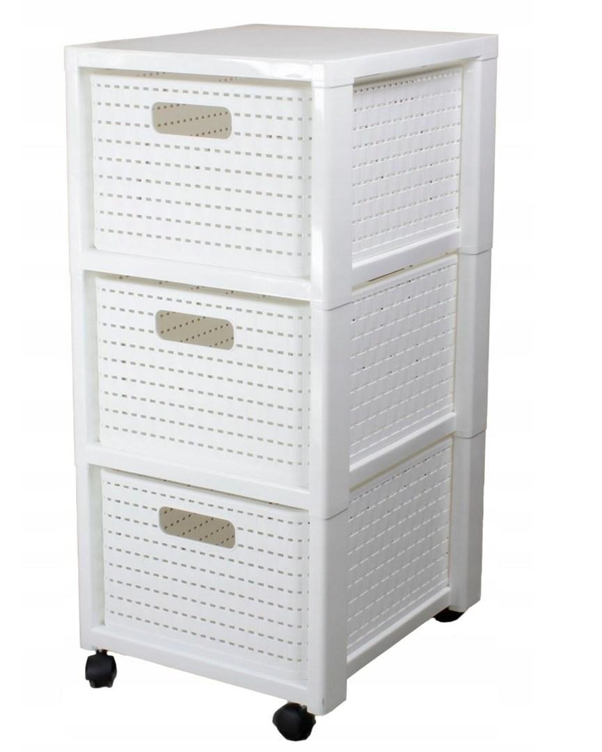 Opbevaringsreol med skuffer rotho Country - 71,2 × 32,5 × 37,5 cm