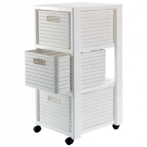 Opbevaringsreol med skuffer rotho Country - 71,2 × 32,5 × 37,5 cm