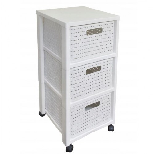 Opbevaringsreol med skuffer rotho Country - 71,2 × 32,5 × 37,5 cm