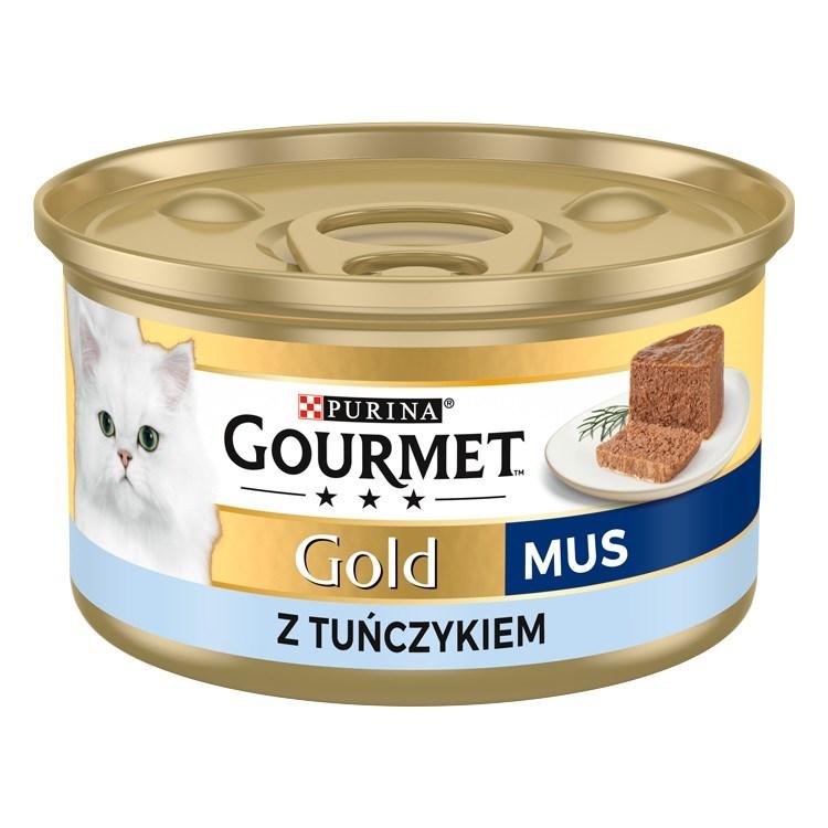 Vådfoder til kat Purina Gourmet Gold mousse med tun 85 g