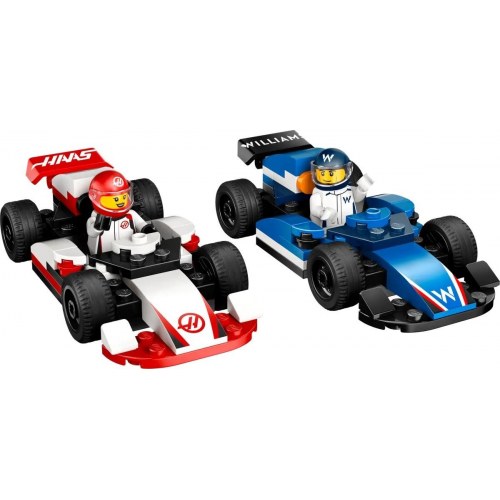 LEGO City 60464 Formel 1 – Williams Racing & Haas F1 racerbiler