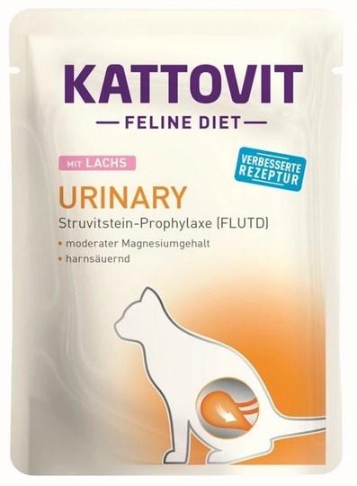 Vådfoder til kat – Kattovit Feline Diet Urinary Laks 85 g