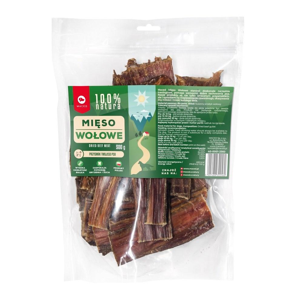 Hundegodbid – MACED 100% Nature Oksekød 500 g
