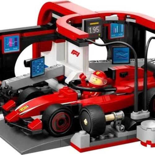 LEGO City F1 pitstop og pitcrew med Ferrari-bil (60443)