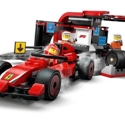 LEGO City F1 pitstop og pitcrew med Ferrari-bil (60443)