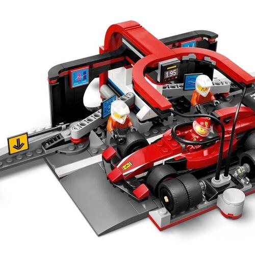 LEGO City F1 pitstop og pitcrew med Ferrari-bil (60443)