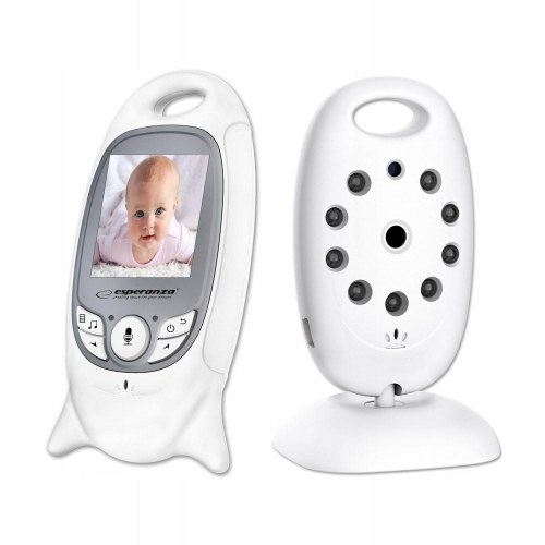 Babyalarm med video – Esperanza EHM001, 260 m, hvid