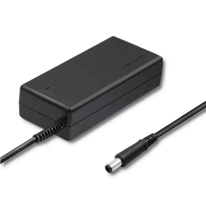 Strømforsyning til bærbar - Qoltec til Dell, 90 W, 19,5 V, 4,62 A, stik 7,4×5,0 mm med pin, inkl. netkabel billede