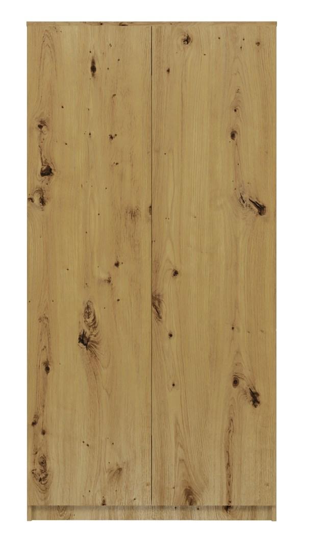 Garderobeskab Topeshop SD-90 – Eg Artisan, 2 døre