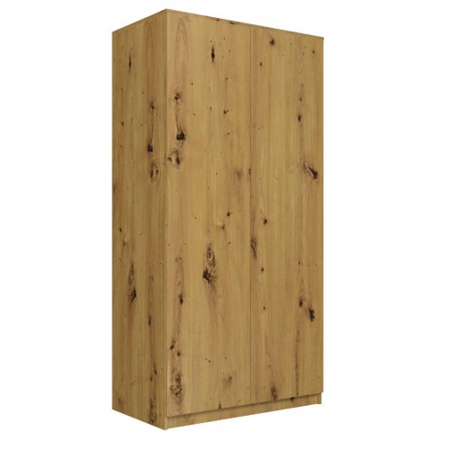 Garderobeskab Topeshop SD-90 – Eg Artisan, 2 døre