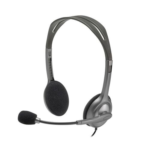 Headset med mikrofon Logitech H110 stereo (kablet, 3,5 mm)