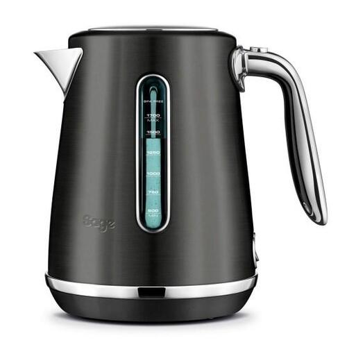 Elkedel Sage the Soft Top Luxe 1,7 l – 2.400 W, sort rustfrit stål