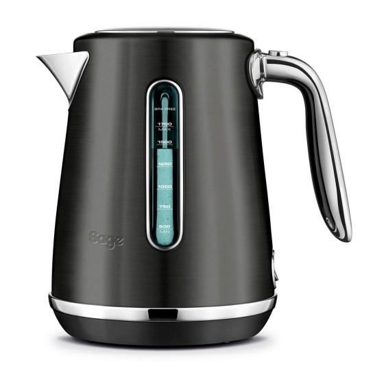 Elkedel Sage the Soft Top Luxe 1,7 l – 2.400 W, sort rustfrit stål