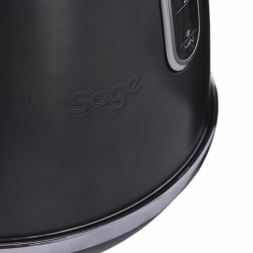 Elkedel Sage the Soft Top Luxe 1,7 l – 2.400 W, sort rustfrit stål
