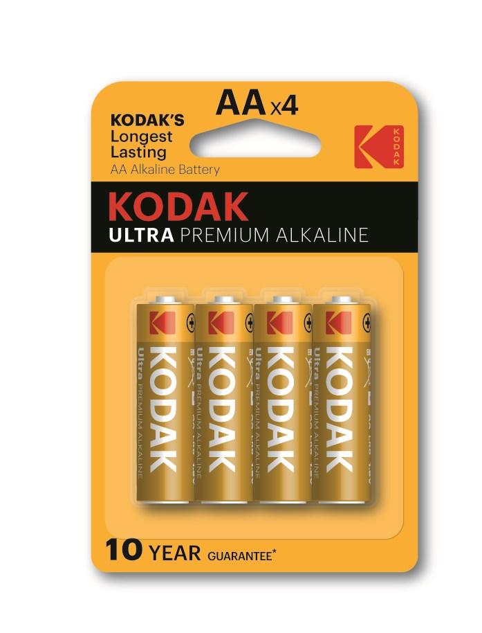 AA batterier Kodak Ultra Premium alkalisk – 4 stk.