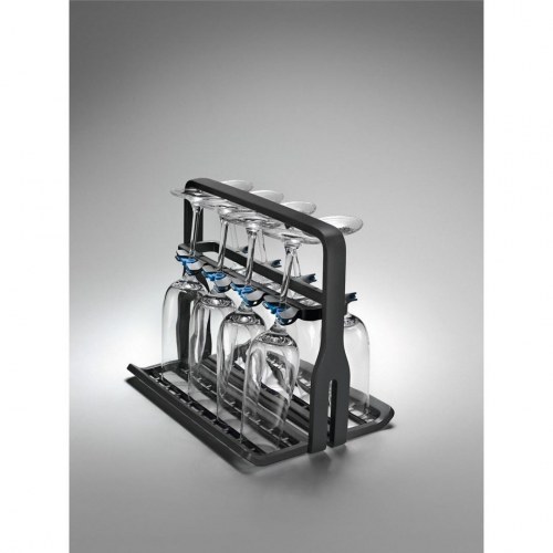 Vinglasholder til opvaskemaskine - Electrolux, sort (8 glas)
