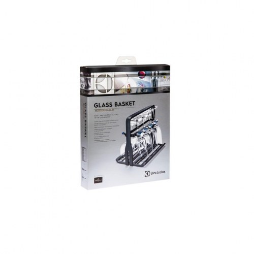 Vinglasholder til opvaskemaskine - Electrolux, sort (8 glas)