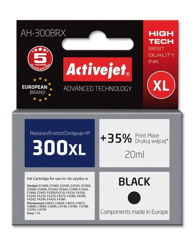 Blækpatron HP 300XL sort – Activejet Premium 20 ml (kompatibel)