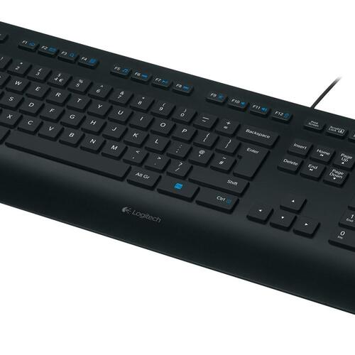 Tastatur med kabel Logitech K280e til Business (sort)