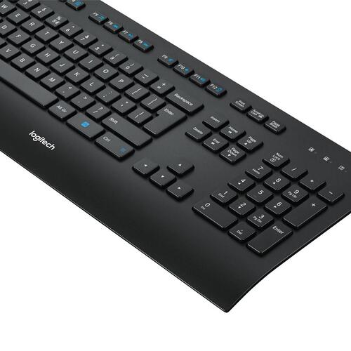 Tastatur med kabel Logitech K280e til Business (sort)