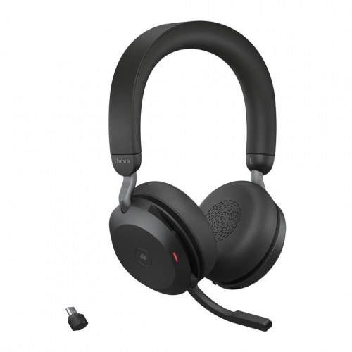 Trådløse høretelefoner Jabra Evolve2 75 Link380c (sort)