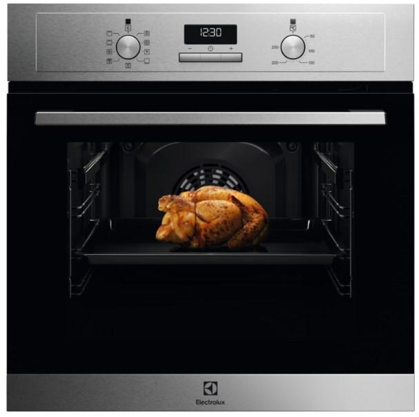 Indbygningsovn Electrolux EOF3H50BX 65 l – A, rustfrit stål