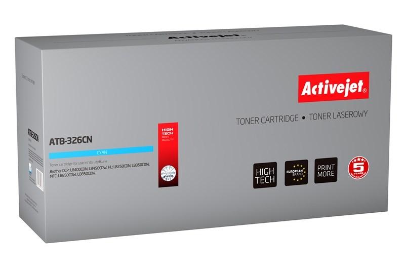 Toner til laserprinter Activejet ATB-326CN – cyan, kompatibel med Brother TN-326C, 3.500 sider