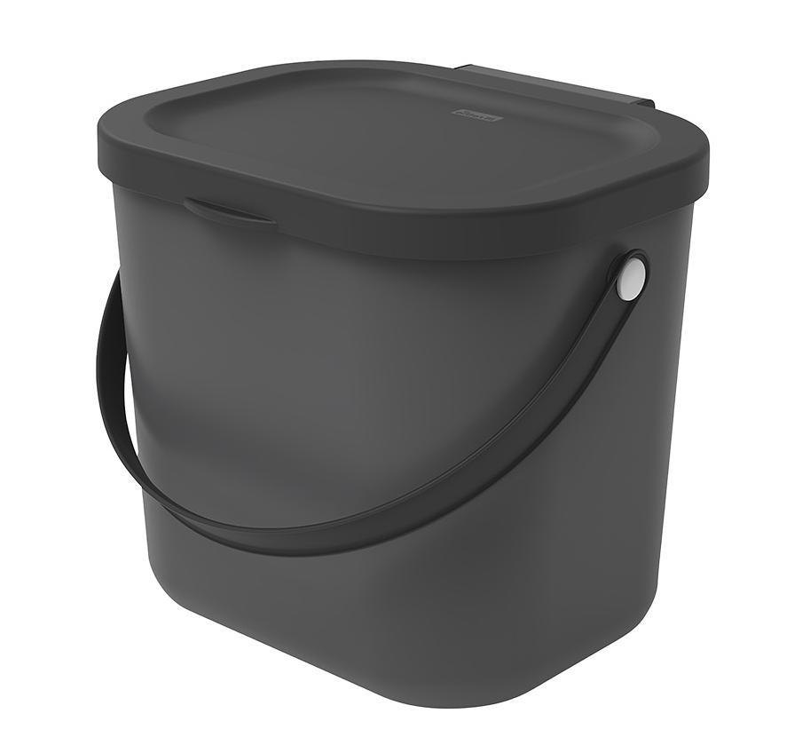 Rotho Albula, 6 L, Rektangulær, Plast, Anthracit, Vejledning, Plast