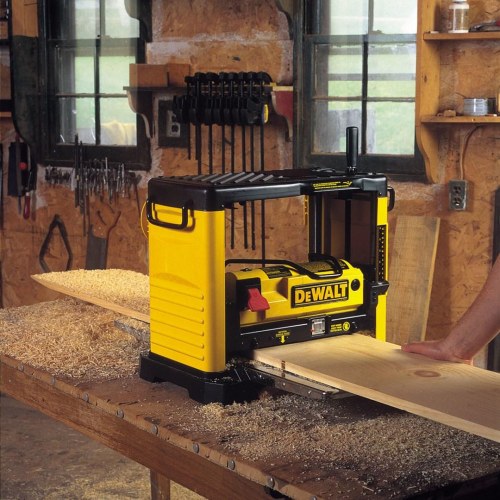 Elhøvl/tykkelseshøvl DeWALT DW733 – 1.800 W, 10.000 o/min