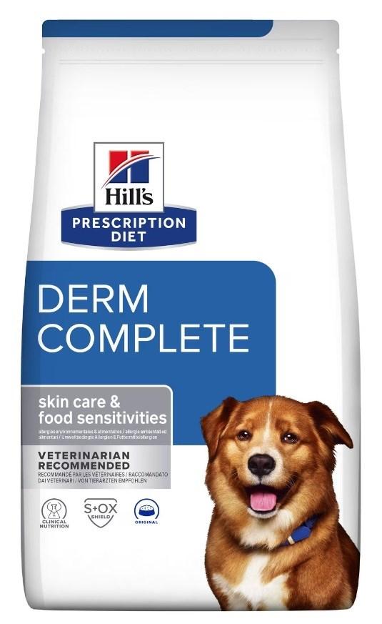 Hundefoder Hill's Prescription Diet Derm Complete, tørfoder – 1,5 kg