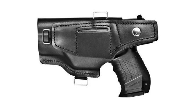 Pistolhylster i læder - GUARD til Walther P99/PPQ, sort