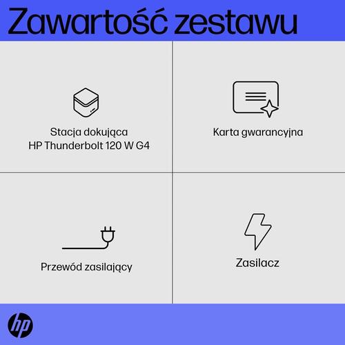 Dockingstation til laptop – HP Thunderbolt Dock 120W G4