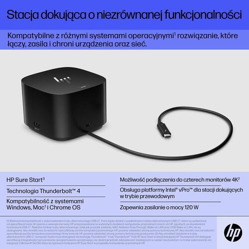 Dockingstation til laptop – HP Thunderbolt Dock 120W G4