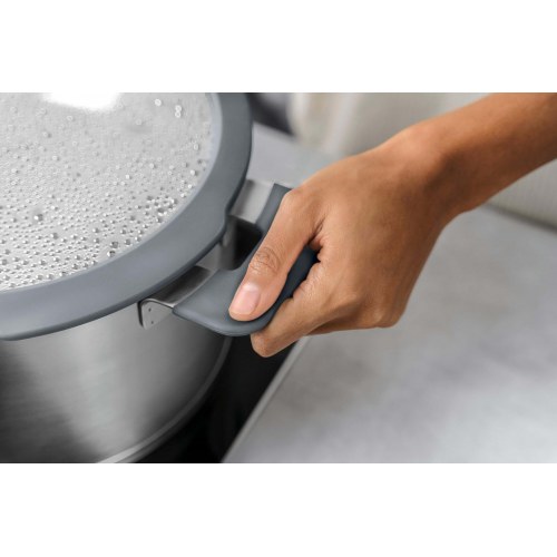 Grydesæt i rustfrit stål 5 dele – ZWILLING Simplify, sølv/sort