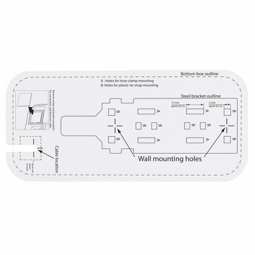 WiFi router MikroTik wAP R ac 867 Mbit/s – hvid, PoE