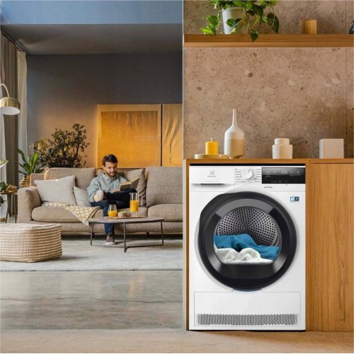 Tørretumbler med varmepumpe Electrolux EW7DX385AP, 8 kg, hvid