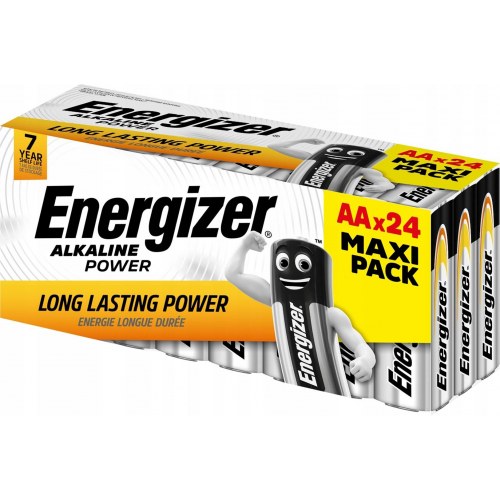 Batterier AA alkaline - Energizer Alkaline Power, 24 stk.
