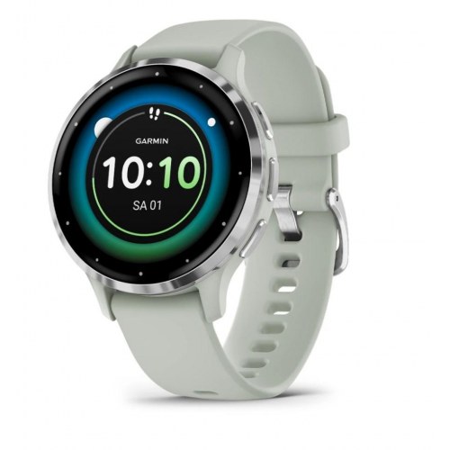 Smartwatch Garmin Venu 3S 41 mm – AMOLED, GPS, grå/sølv