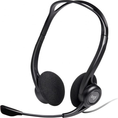 Headset med mikrofon Logitech 960 USB – kablet til pc