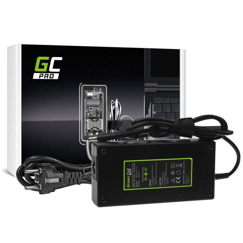 Strømforsyning til bærbar - Green Cell AD111P, universal 150 W, 19,5 V, sort